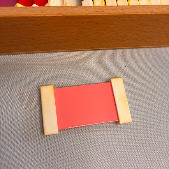 Nienhuis Montessori Second Box of Color Tablets Tertiary Wood Incomplete Age 3+ - Picture 6 of 9